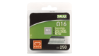 Agrafe omega 16 plastifiée verte blister 250pcs