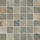 Carrelage Mur|Mur Intérieur|Mur Extérieur| en Grés cérame - Zephyr Grey Mosaici Mos 5x5 structure antiderapant
