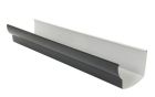 Gouttière en PVC anthracite rectangulaire développé T25 - long. 4m