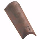 Arêtier tige de botte petit modèle sans emboîtement universelle terre cuite Vieilli masse