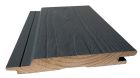 Bardage épicea du nord - LIGNUGRAV23 RHO 21 HF Gris Basalte - long. 4,15m x larg. 12,5cm x ep. 19mm
