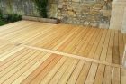 Lame de terrasse exotique en itauba - section 21 x 145 mm - classe 5 naturel