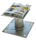 PIED POTEAU FIXE 48x150 + FIXATIONS  Bte 10