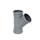 Culotte PVC assainissement à joint 45° femelle/femelle Ø315 - CULOTTE FF 45° D 315 GRIS JOIN