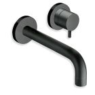 LAVABO MURAL TRIVERDE 2 TROUS BEC 250 MM BLACK MATT