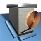 Thermoflex - rlx de 10,0m x 150mm x 1,5mm - noir