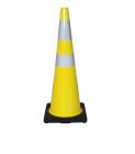 Cone PVC 90cm-base lestée 360x360mm -jaune