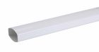 TUBE DE DESCENTE 90X56 OVATION EN 3M BLANC - TD953B