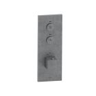 FACADE THERMO UP VERTICALE THERMO 2 SORTIES QUADRI METAL BROSSE