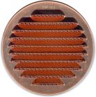 GRILLE RONDE PERSIENNES  CUIVRE D80 SAC