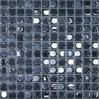 Mosaïque en verre recyclé - AURA DARK BLUE 25X25MM