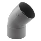 Coude PVC évacuation 45° femelle/femelle Ø75 - COUDE FEMELLE 45° D 75 50p
