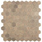 Mosaïque en verre recyclé - 4216 LEGEND ANGORA HEX 35X35MM