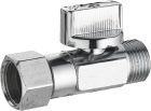 robinet d'arrêt wc droit 1/4 tour MF12x17 chromé
