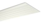 PROFILE SOUS FACE ALVEOLAIRE 30CM EN LONGUEUR 4 METRES  BLANC   - PSFA304B