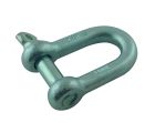Manille droite estampé CE standard acier zingué Largeur 14 mm