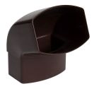 COUDE MALE/FEMELLE 67'30 POUR TUBE DE DESCENTE 105X76 TYPE OVATION 38 MARRON    - CM6GTM