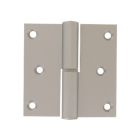 Paumelle de bâtiment aluminium gauche 80x80mm-blister x3