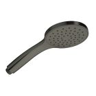 DOUCHETTE MONOJET RONDE DIAMETRE 110 MM CHROME NOIR