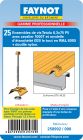 KIT FIXATION 1000T P5 RAL 6005
