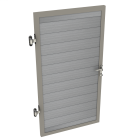 PORTE GRAPHITE BLACK Long 2,0 M, Larg 1 M, ep. 27 mm
