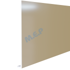 Rivecel '9' Planche de rive en PVC cellulaire hauteur 400 mm X 5 mlép 9 mm - Rivecel '9' Planche de rive en PVC cellulaire hauteur 400 mm X 5 mlép 9 mm couleur SABLE