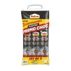 PATTEX Colle & Jointe Flextec Blanc Cartouche, 3x 389g