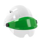 Casque - Orizon blanc visiere verte avec lunette - Taille unique
