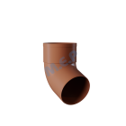 Coude mâle-femelle67° - Coude mâle-femelle67° pour Tuyau diamètre 80mm couleur MARRON