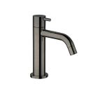 robinet lave mains eau froide métal brossé