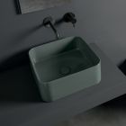 CIOTOLA LAVABO CERAMIQUE CARRE gris lagon