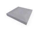 CHAPEAU PANS COUPES (24UN) 40X40X5 GRIS