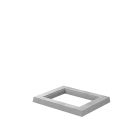 Couvercle 70X90cm x ep. 8cm + réserve 66X50 pour niche 60X80cm