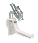 CROCHET MONTE TUILE POUR PROFILE GOUTTIERE OVATION LG38 BLANC - UGT38PMB