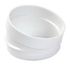 SECTEUR DE COUDE MALE/FEMELLE  15° DIAMETRE 100 BLANC    - ST1W