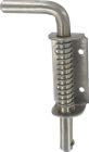 Verrou pistolet à ressort inox Tirard & Burgaud - Pêne 14 mm