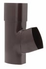 CULOTTE MALE/FEMELLE 67'30 POUR TUBE DE DESCENTE 105X76 TYPE OVATION 38 MARRON - BM16GTM