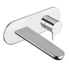 lavabo queen mural avec plaque chrome ex qe276