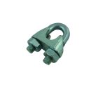 Serre câble étrier standard acier zingué x 4