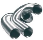 Gaine semi rigide Ø 150 mm longueur 3 mètres aluminium