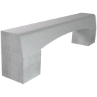 Bordure T2 avaloir béton gris CE 3.5 - long. 1m x larg. 15cm x haut. 25cm