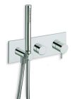 facade externe triverde bain douche mural 3 sorties ss meca ex tv610