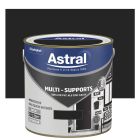 Peinture MULTI-SUPPORTS satin Noir - pot de 2L