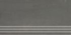 Grès cérame porcelainé - Unit Four Marche d'escalier 30 x60 dark grey