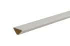 Contre plinthe prépeint MDF blanc - Long. 2440 mm x larg. 14 mm x ep. 14 mm