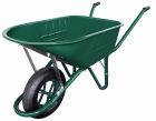 Brouette étroite pour rénovation verte 110 L roue gonflable