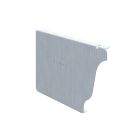 Talon moulurée gauche - zinc - CLASSIC naturel