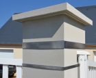 Chapeau De Pilier  Plat 50 X 50 Blanc Cassé - Chapeau De Pilier Plat