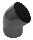 COUDE ESTHETIQUE INTERIEUR TUBE MALE/FEMELLE 45° DIAMETRE 100 ANTHRACITE - CT4GT1A
