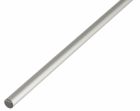 Tube rond plein aluminium anodisée argent - diam. 8mm x long. 1m
